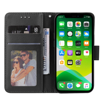 Odwróć portfel etui PU skóra z gniazdami kart klasyczny styl dla iPhone 13 12 11 Pro Max XS Max XR X 8 7 6 6S Plus 5 5S SE2022 4